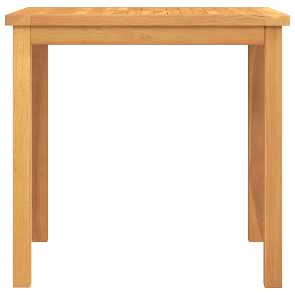 3 pcs conjunto de jantar para jardim madeira de teca maciça