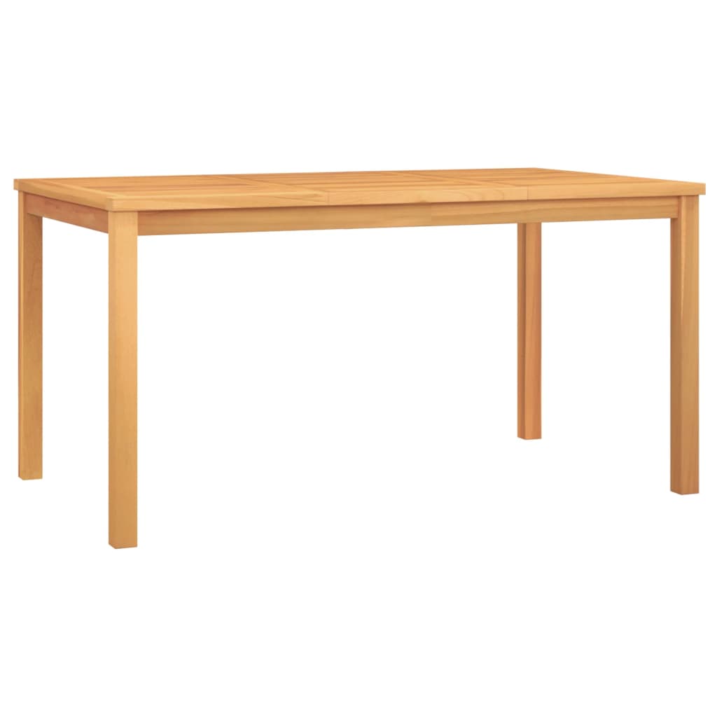 5 pcs conjunto de jantar p/ jardim madeira de teca maciça