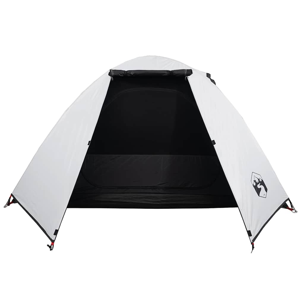 Tenda de campismo cúpula p/ 2 pessoas opaca impermeável branco