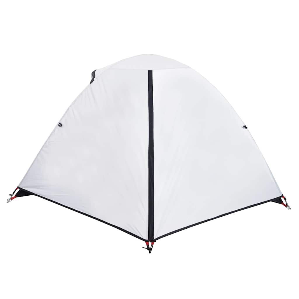 Tenda de campismo cúpula p/ 2 pessoas opaca impermeável branco