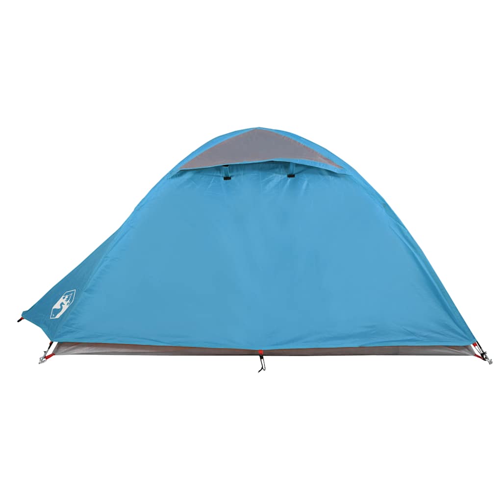 Tenda de campismo cúpula para 2 pessoas impermeável azul