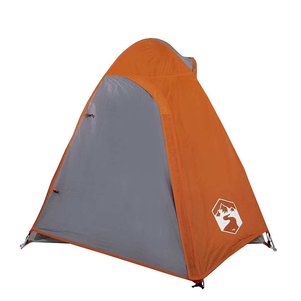 Tenda de campismo cúpula p/ 2 pessoas impermeável laranja
