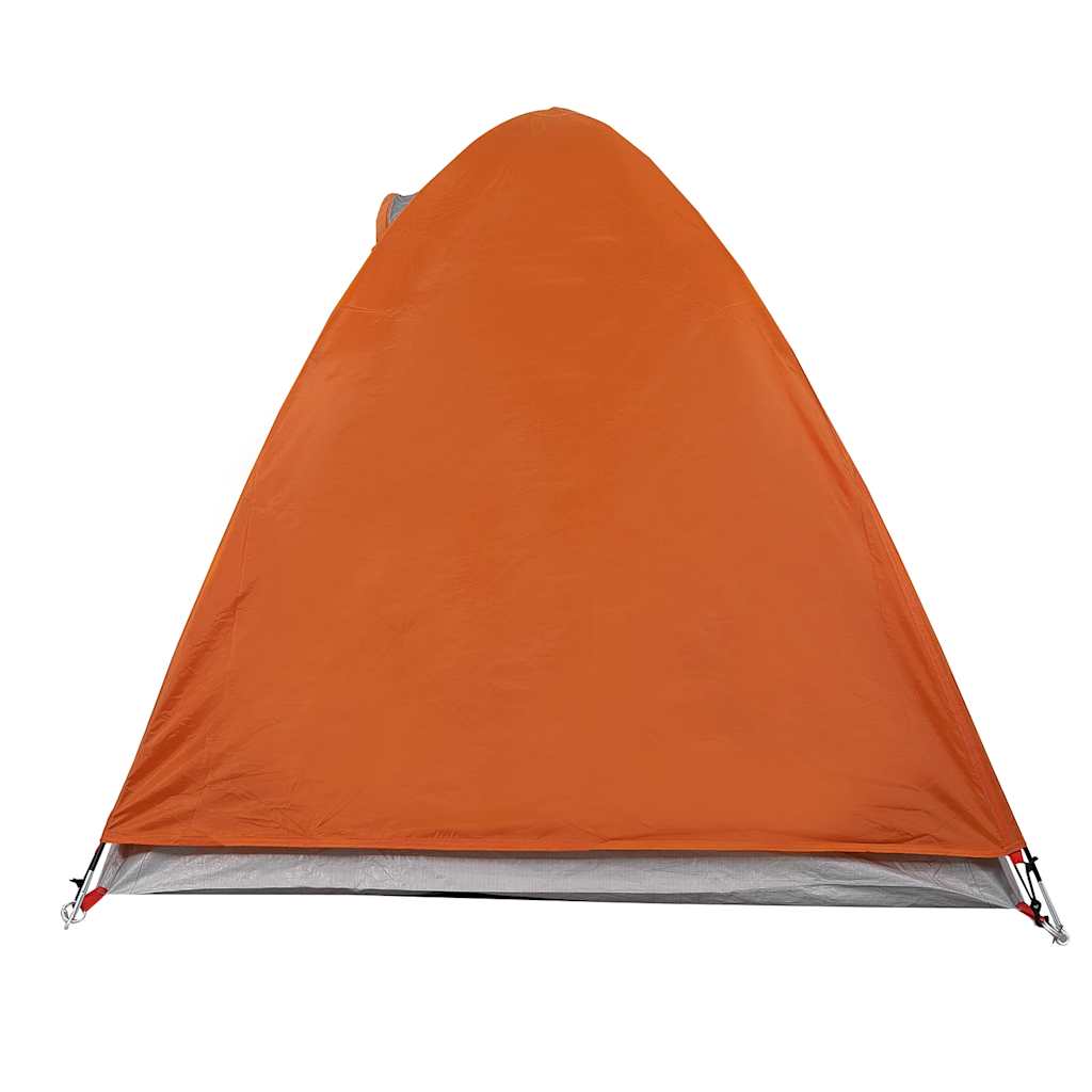 Tenda de campismo cúpula p/ 2 pessoas impermeável laranja