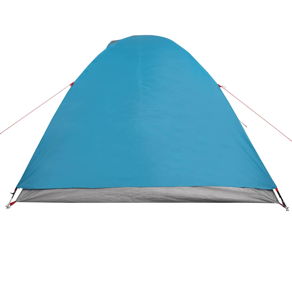 Tenda de campismo cúpula para 3 pessoas impermeável azul