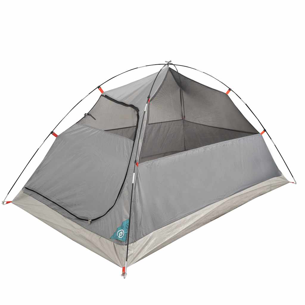 Tenda de campismo cúpula para 3 pessoas impermeável azul
