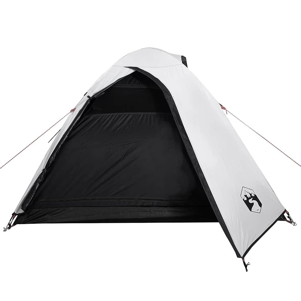 Tenda de campismo cúpula p/ 3 pessoas opaca impermeável branco