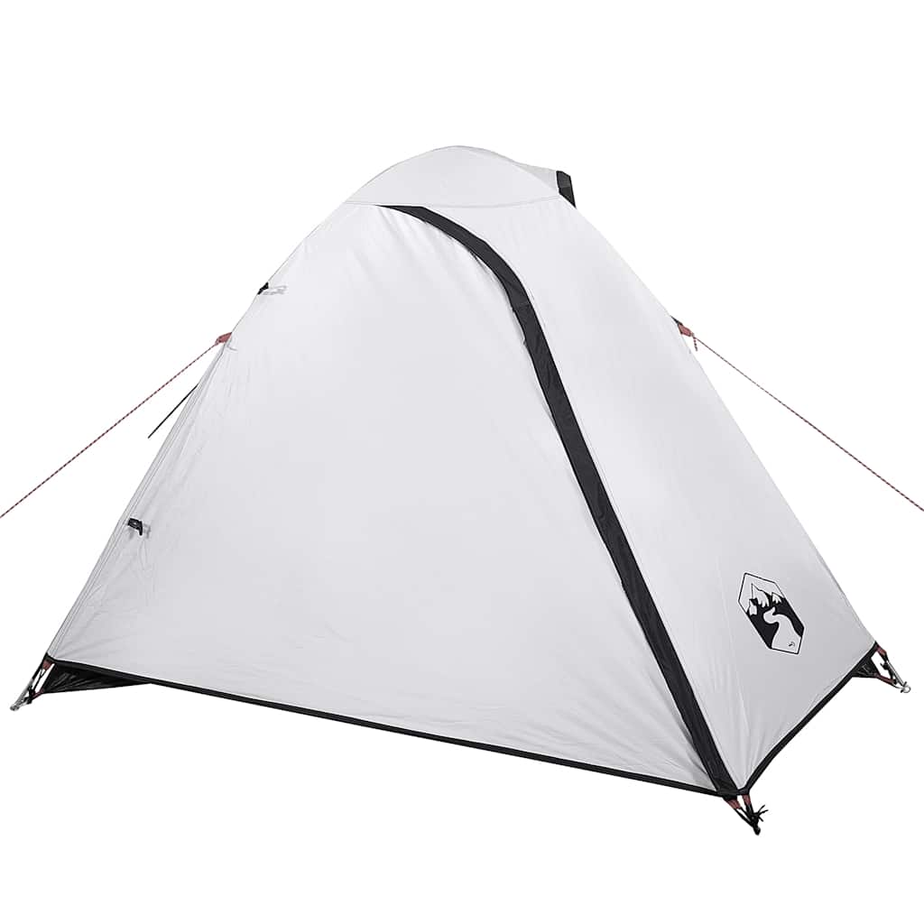 Tenda de campismo cúpula p/ 3 pessoas opaca impermeável branco