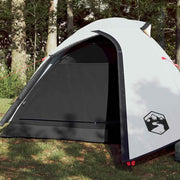 Tenda de campismo cúpula p/ 3 pessoas opaca impermeável branco