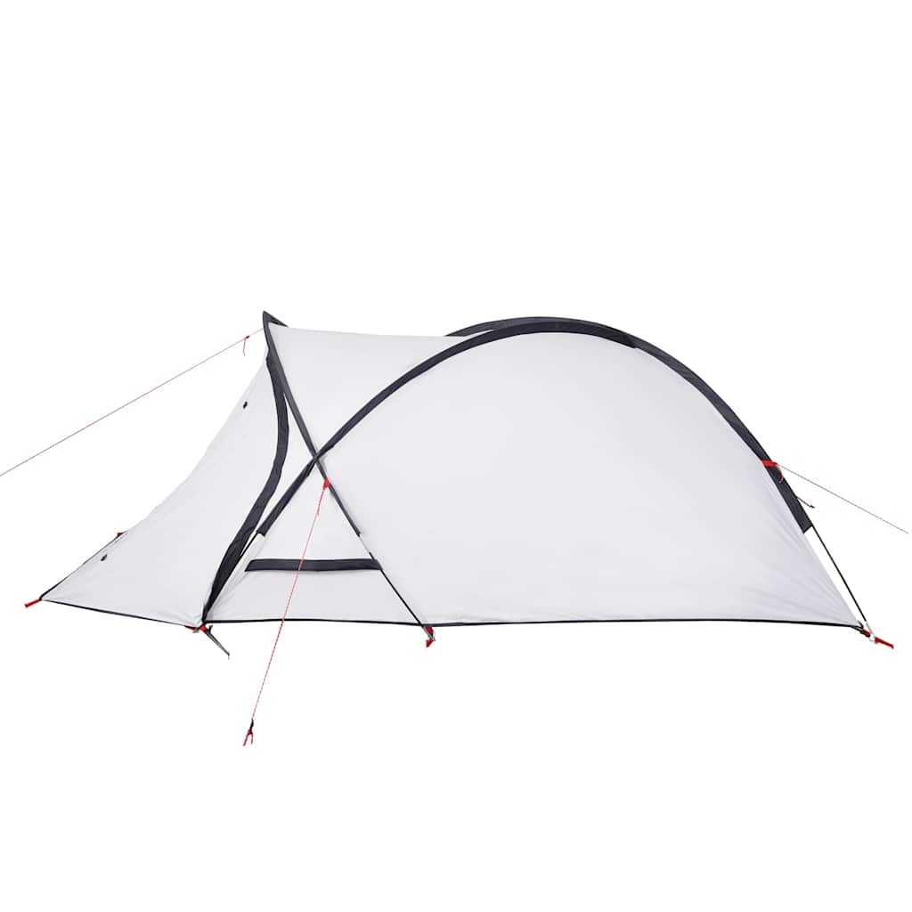 Tenda de campismo cúpula p/ 2 pessoas opaca impermeável branco