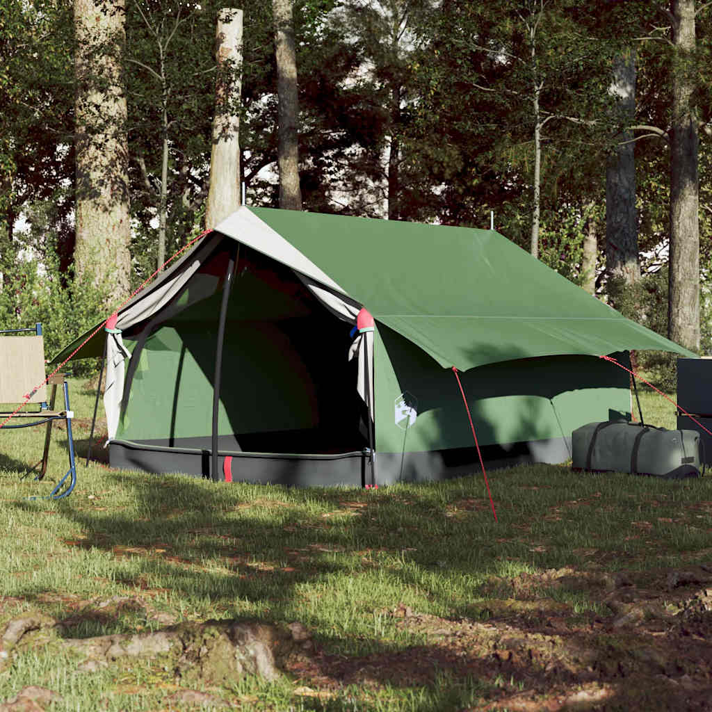 Tenda de campismo para 2 pessoas tecido impermeável verde