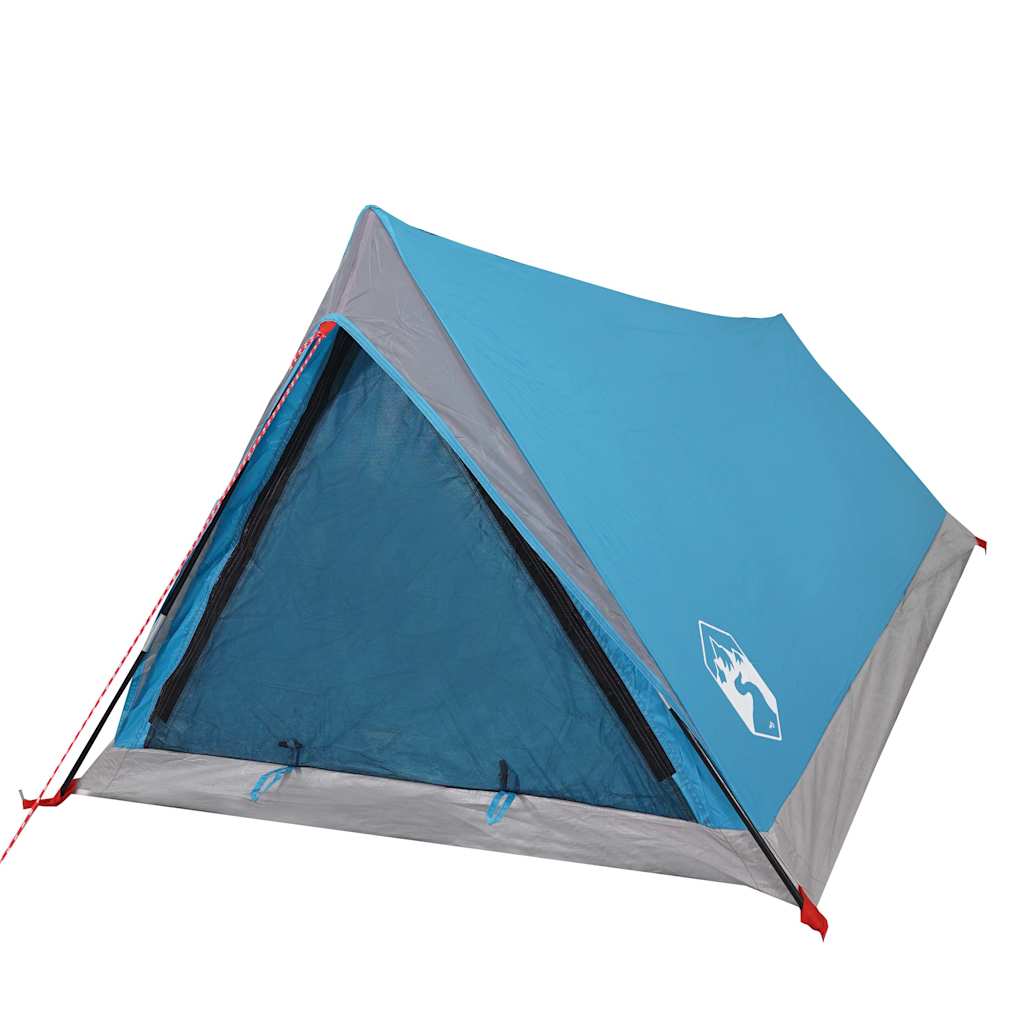 Tenda de campismo para 2 pessoas tecido impermeável azul