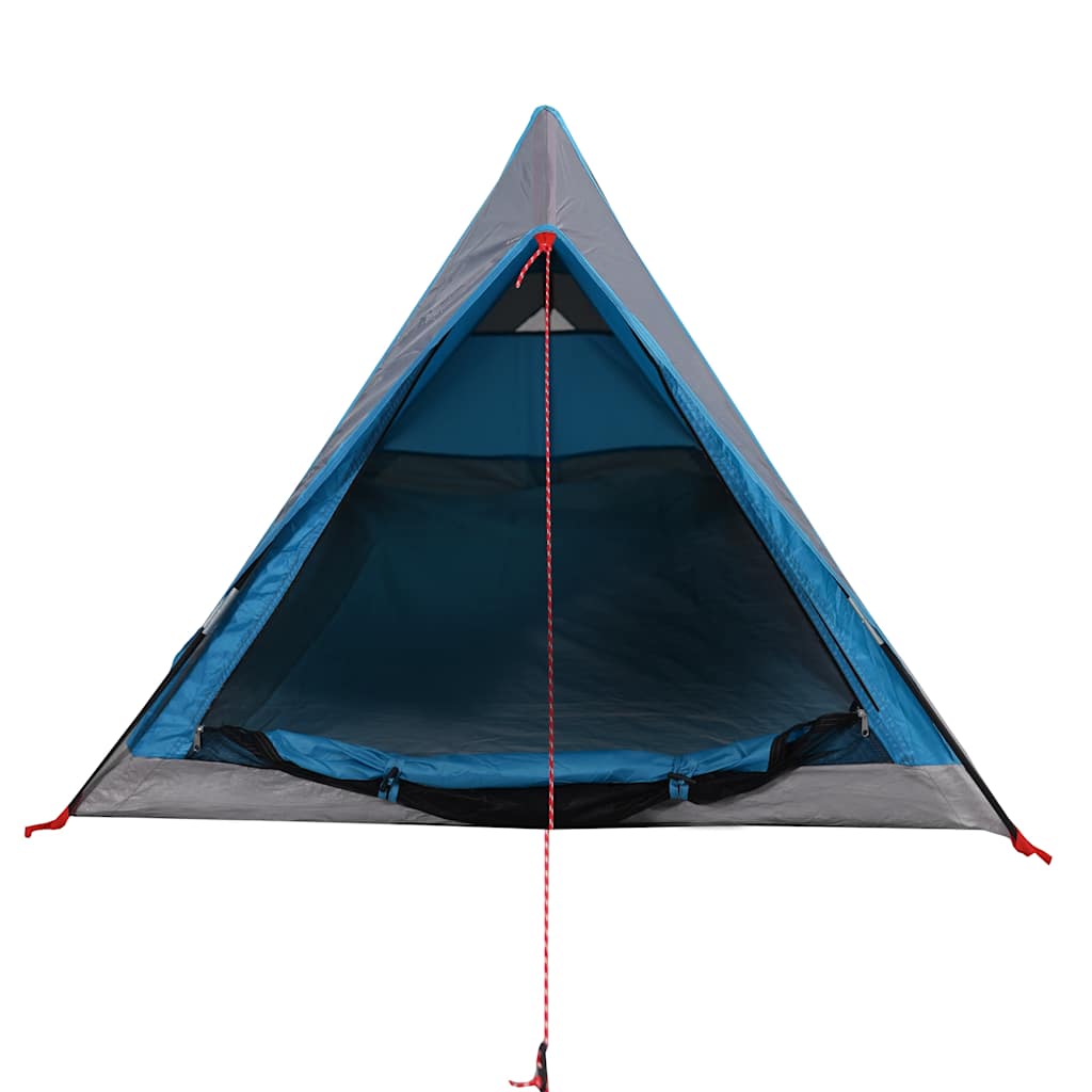 Tenda de campismo para 2 pessoas tecido impermeável azul