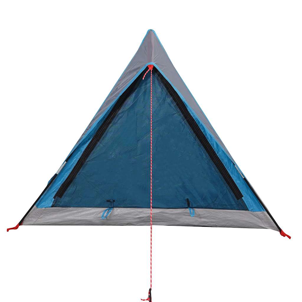 Tenda de campismo para 2 pessoas tecido impermeável azul