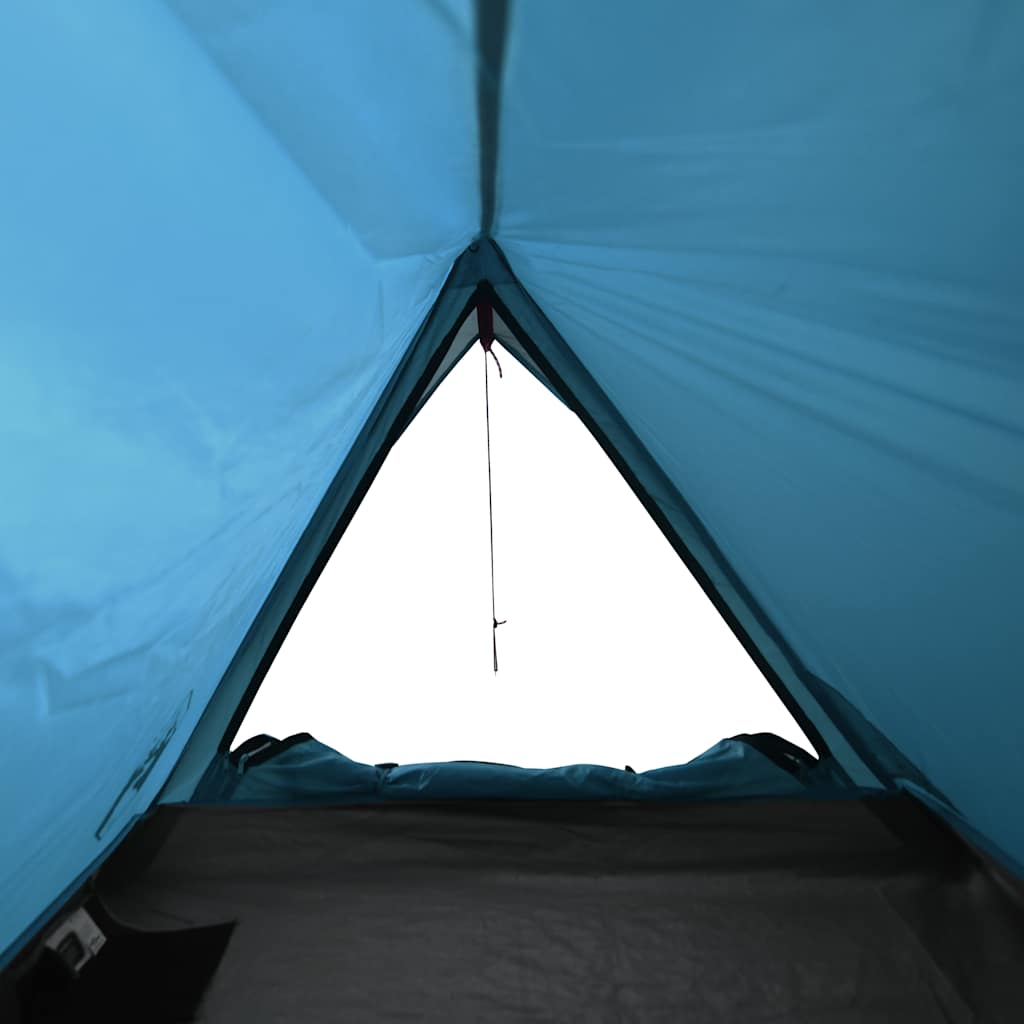 Tenda de campismo para 2 pessoas tecido impermeável azul