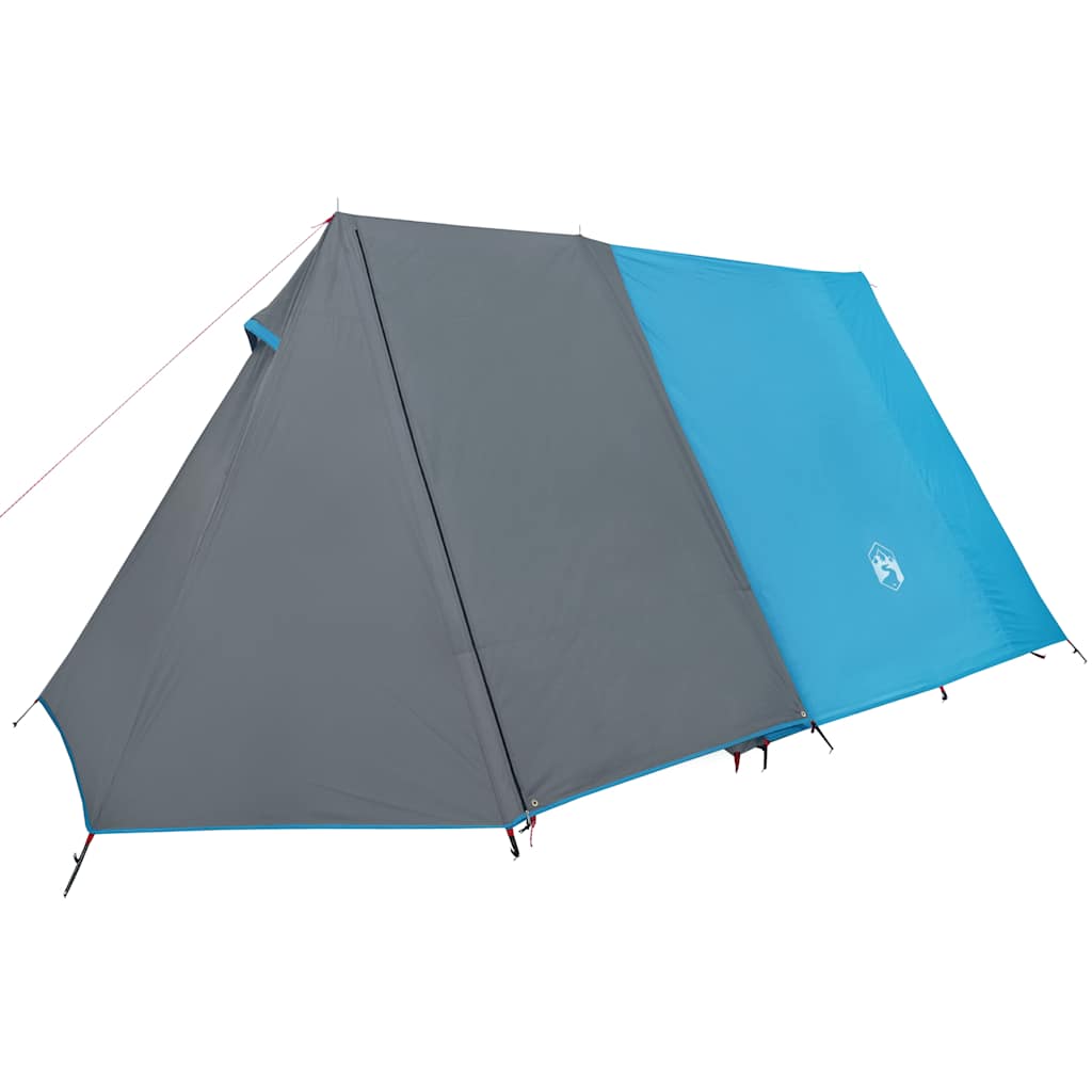 Tenda de campismo para 3 pessoas impermeável azul