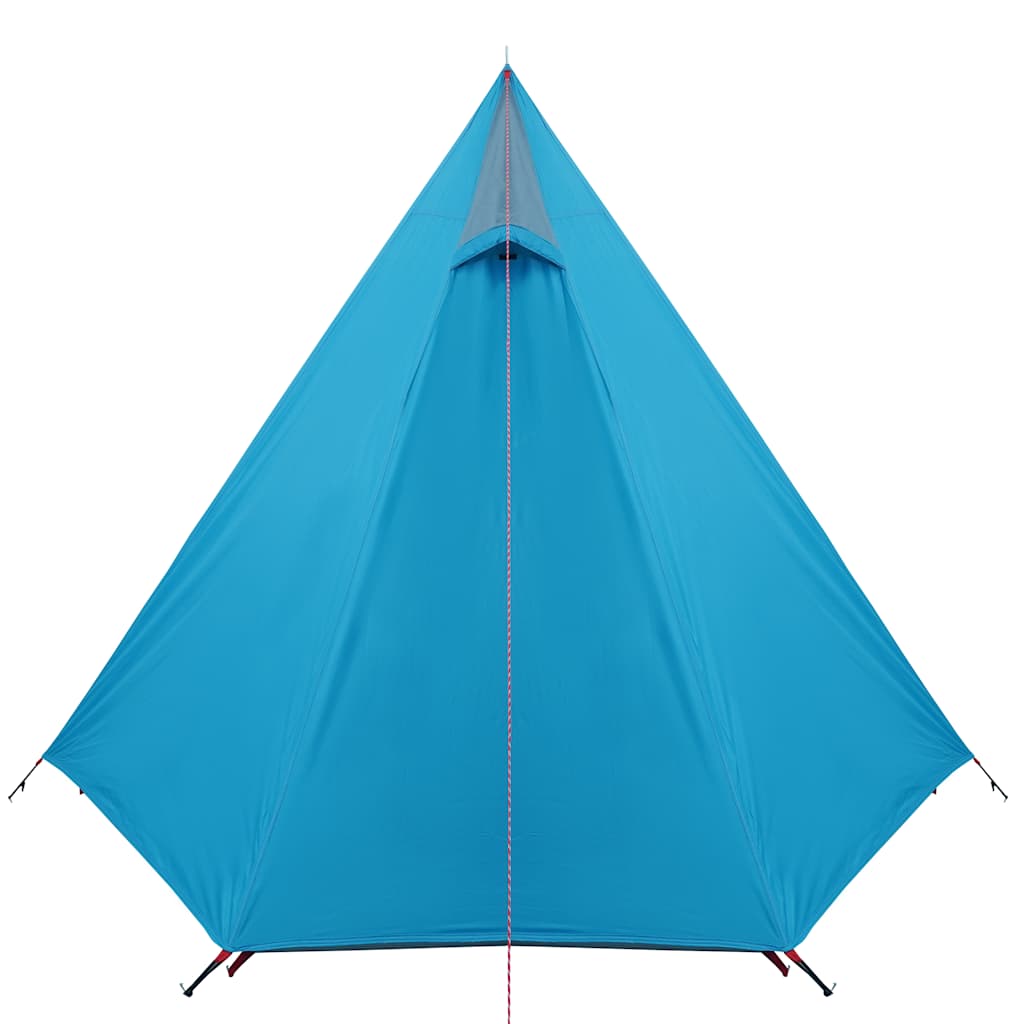 Tenda de campismo para 3 pessoas impermeável azul