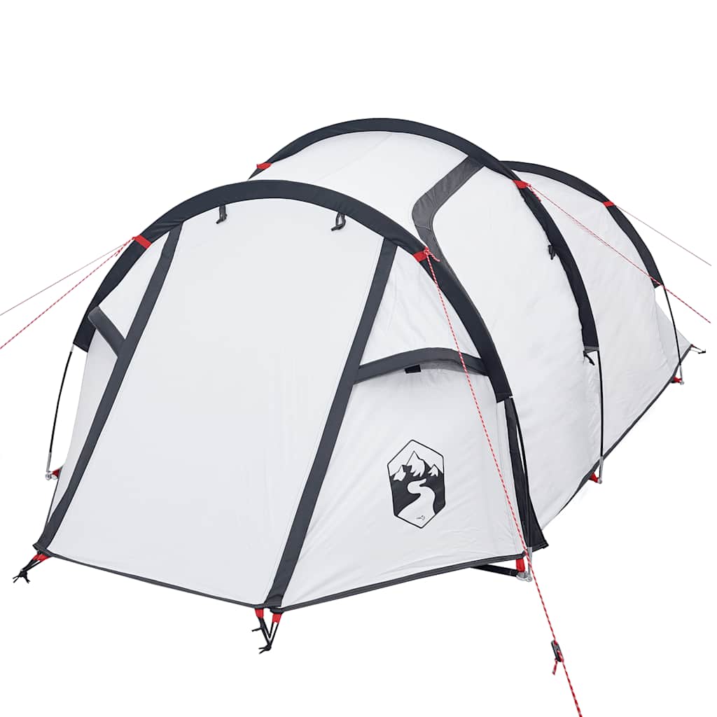 Tenda de campismo túnel p/ 3 pessoas opaca impermeável branco