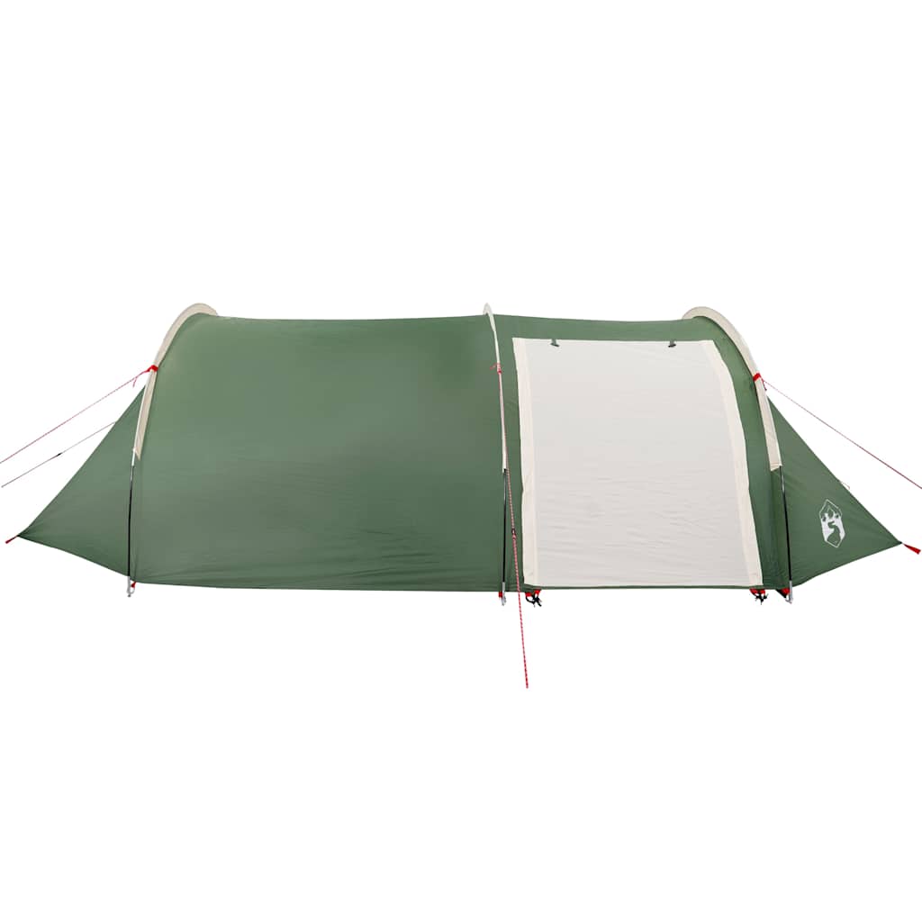 Tenda de campismo túnel para 4 pessoas impermeável verde