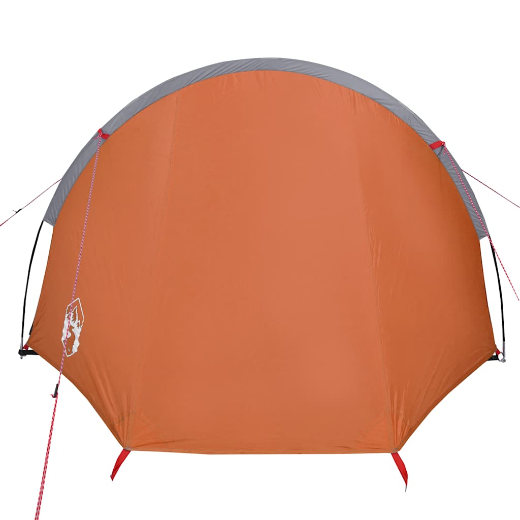 Tenda de campismo túnel p/ 4 pessoas impermeável laranja