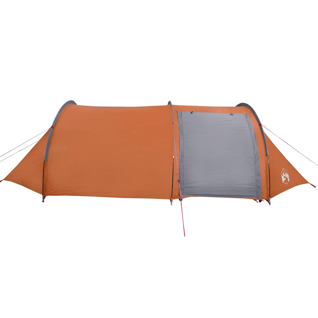 Tenda de campismo túnel p/ 4 pessoas impermeável laranja
