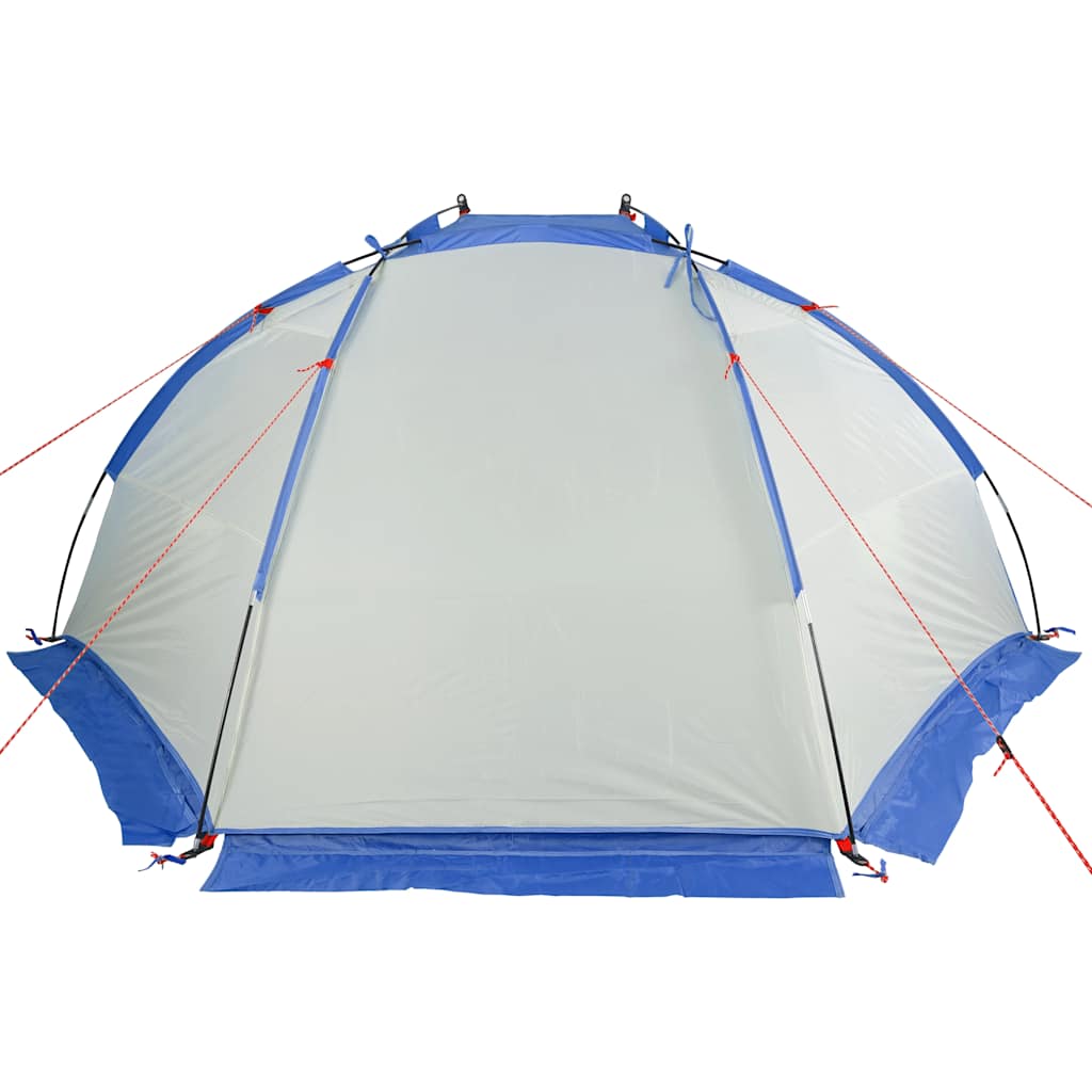 Tenda de praia 268x223x125 cm poliéster 185T azul-ciano