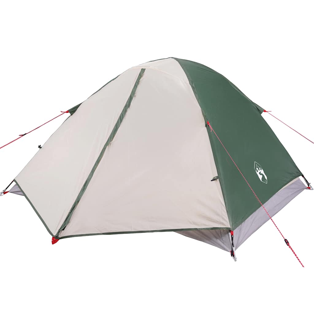 Tenda de campismo cúpula para 3 pessoas impermeável verde