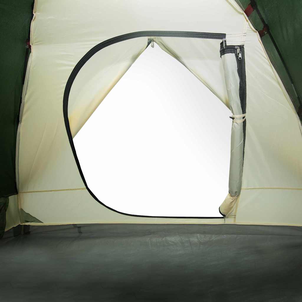 Tenda de campismo cúpula para 3 pessoas impermeável verde