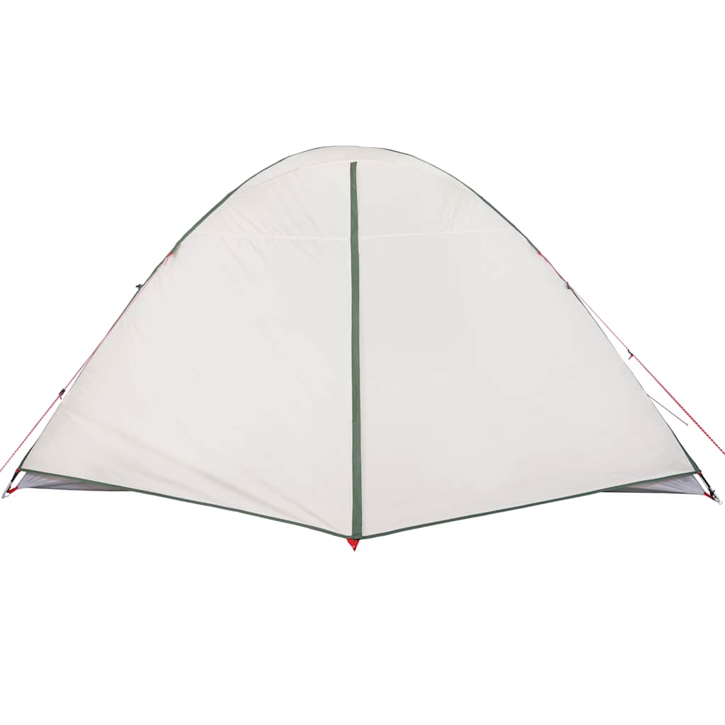 Tenda de campismo cúpula para 6 pessoas impermeável verde