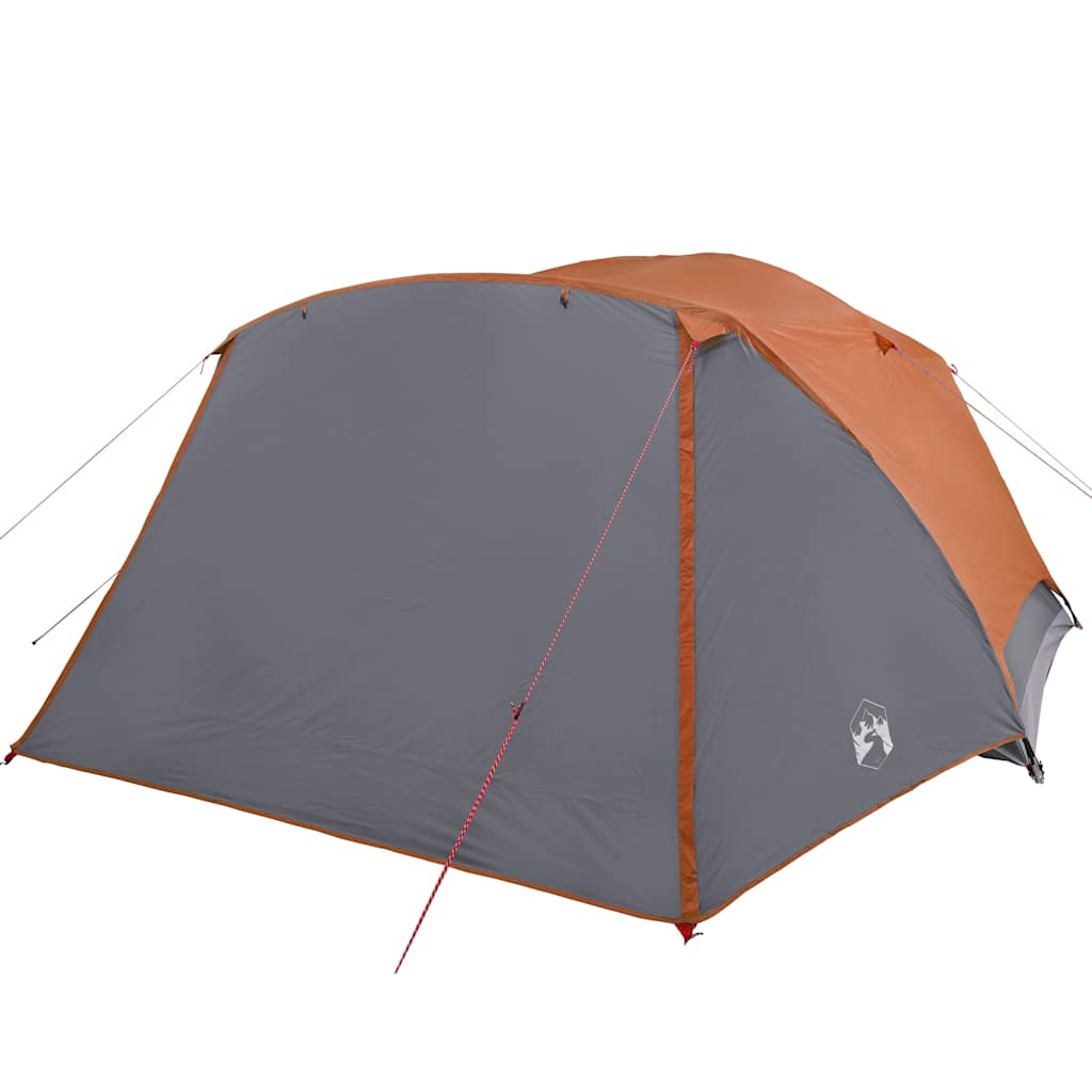 Tenda de campismo c/ avançado para 4pessoas impermeável laranja