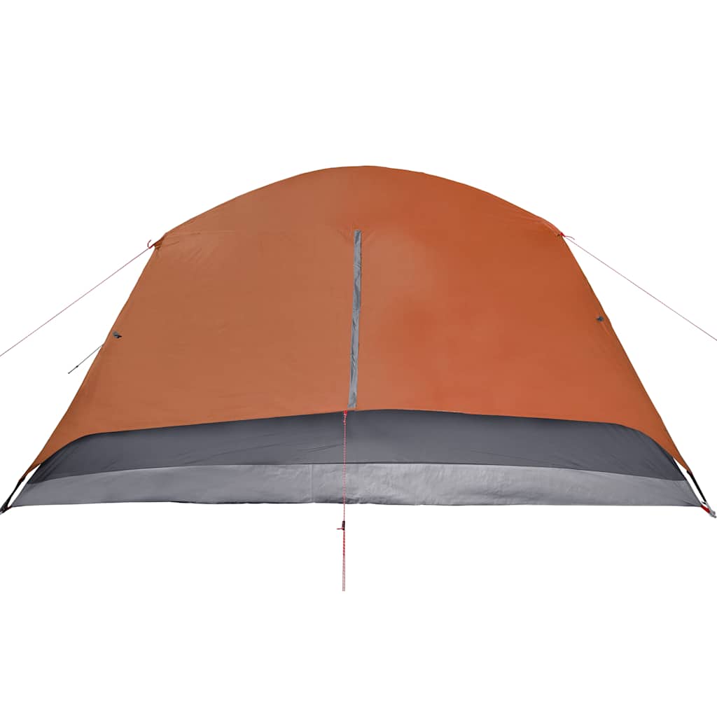 Tenda de campismo c/ avançado para 4pessoas impermeável laranja