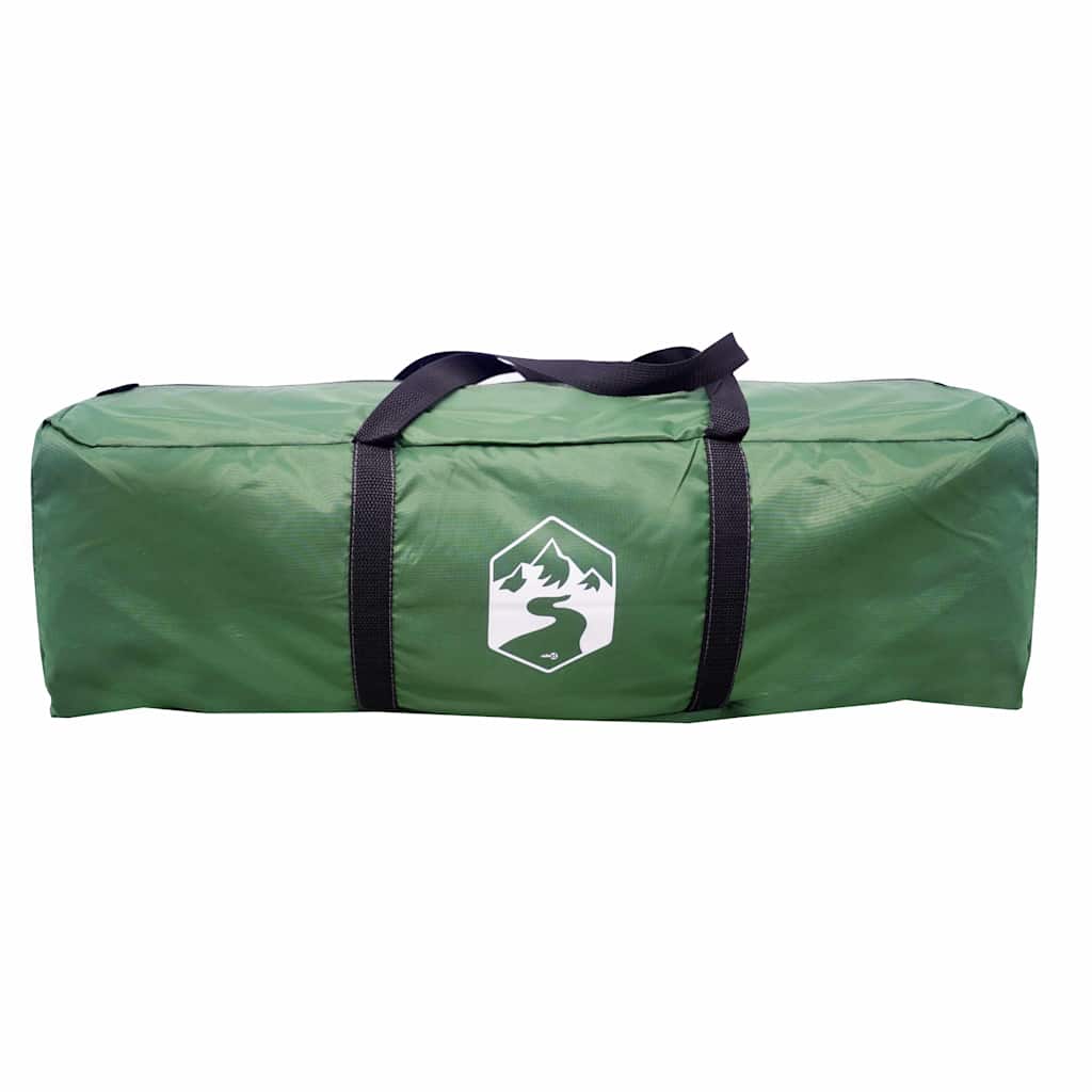 Tenda de campismo tipi para 7 pessoas impermeável verde