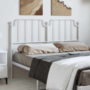 Cabeceira de cama 150 cm metal branco