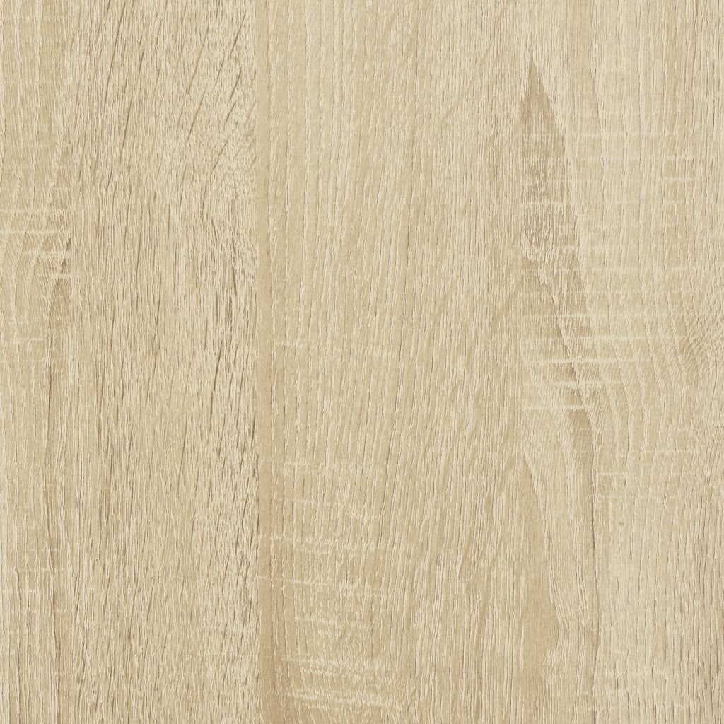 Móvel de TV c/ portas de vidro 102x37x42 cm carvalho sonoma
