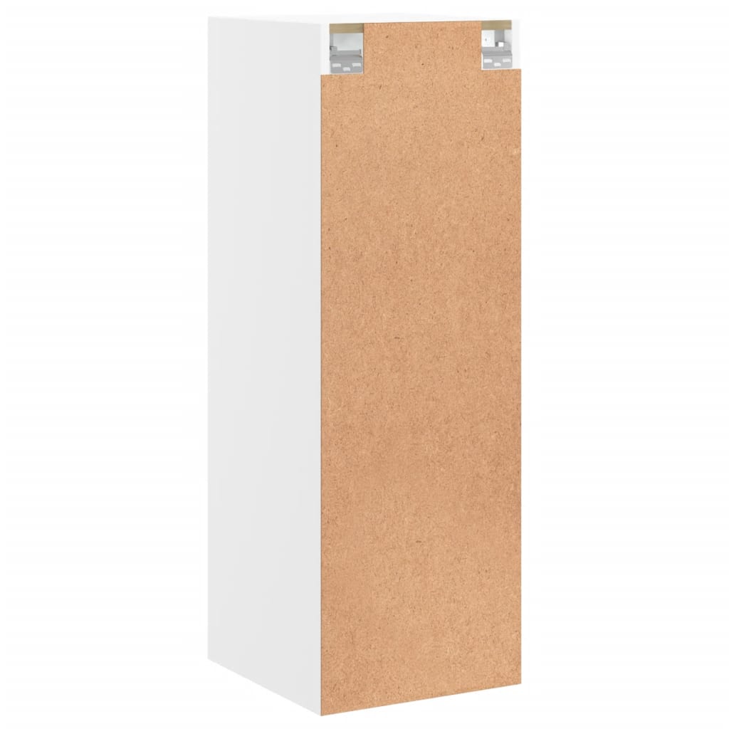 Armário de parede c/ portas de vidro 35x37x100 cm branco