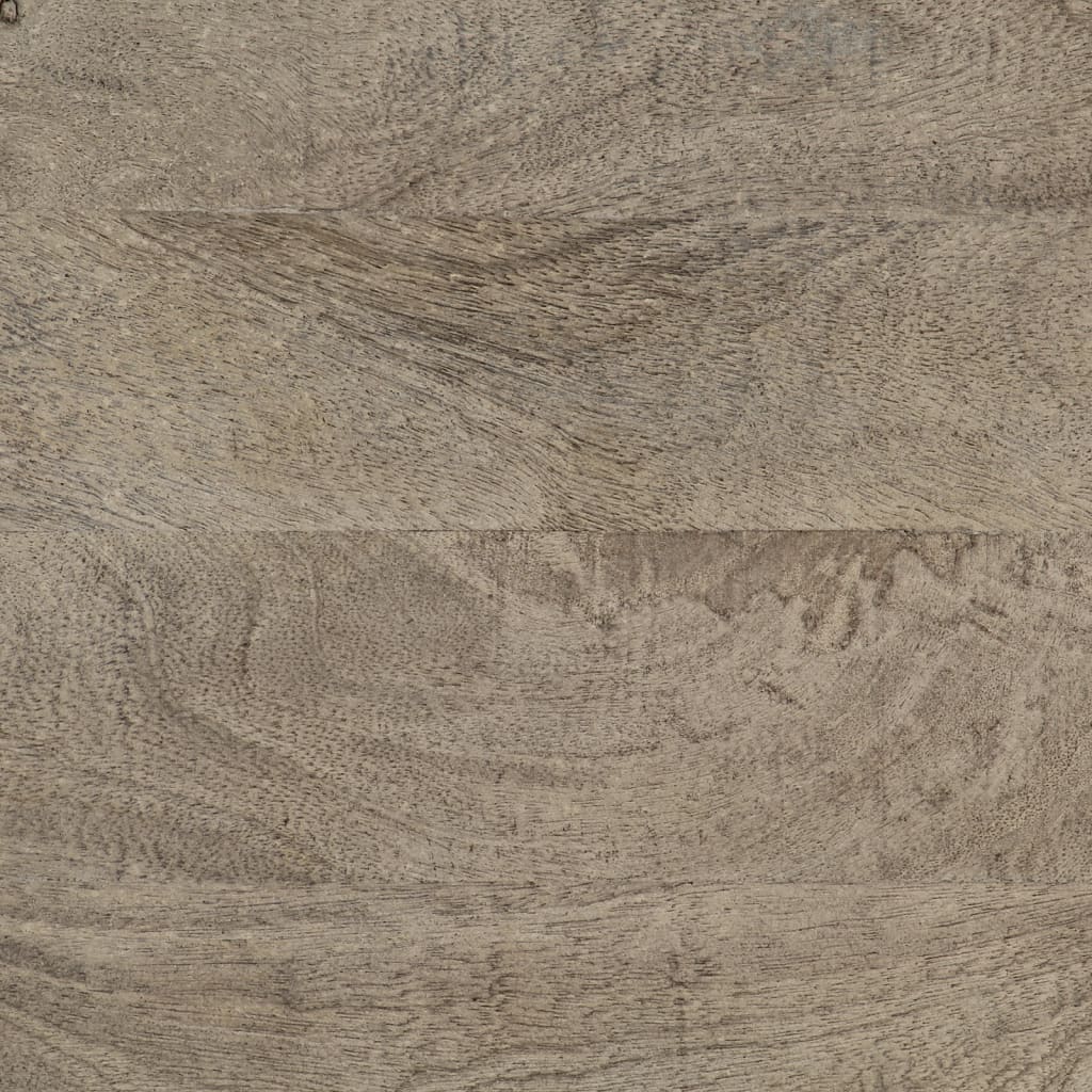 Aparador 55x30x76 cm madeira de mangueira maciça e ferro