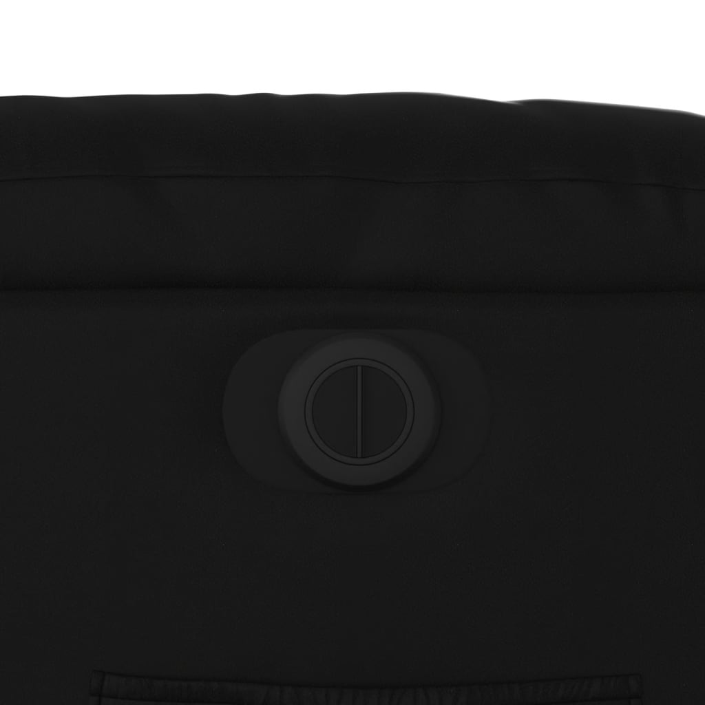 Poltrona reclinável elétrica couro artificial preto