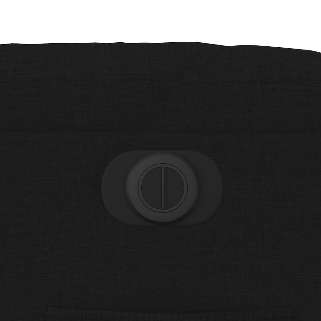 Poltrona elétrica reclinável tecido preto