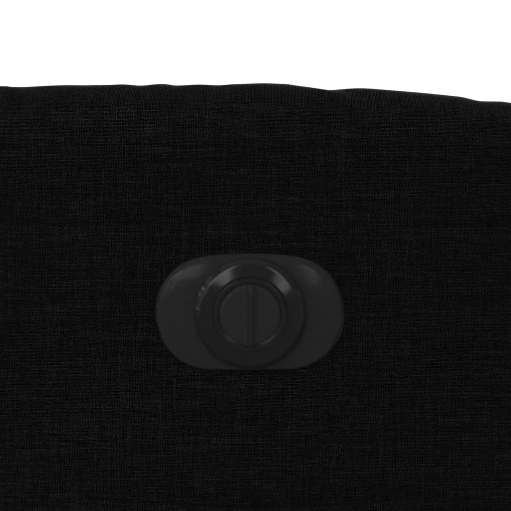 Poltrona elétrica reclinável tecido preto