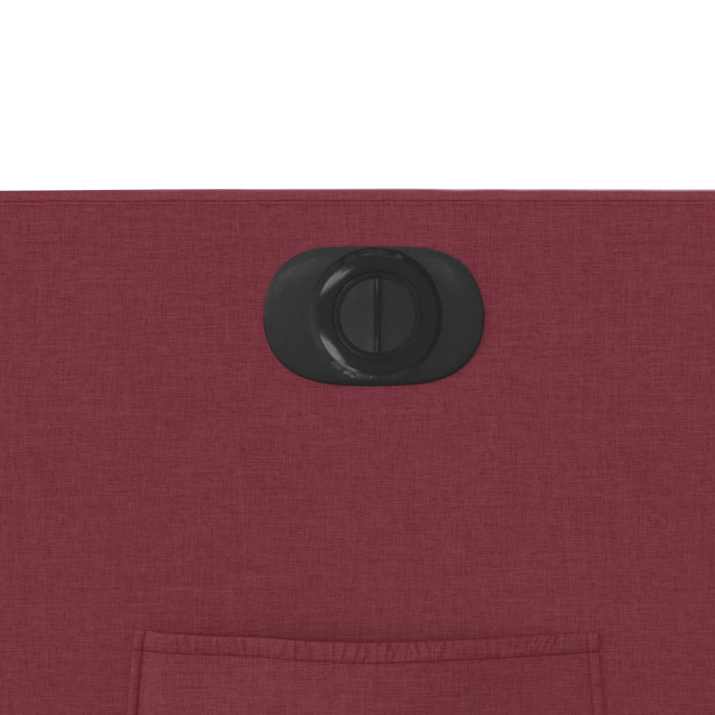 Poltrona elétrica reclinável tecido vermelho tinto