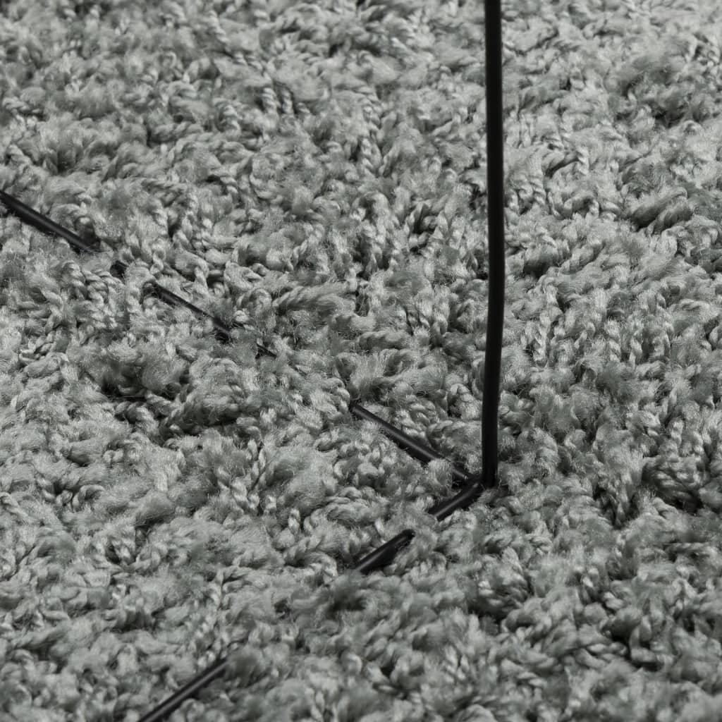 Tapete shaggy de pelo alto PAMPLONA 160x230 cm verde