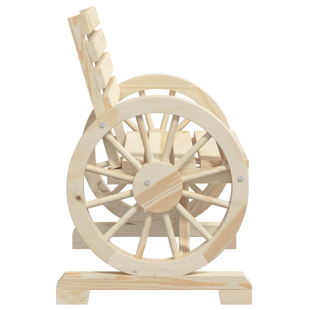 3 pcs conjunto lounge de jardim madeira de abeto maciça