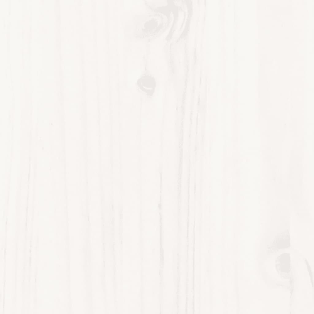 Sofá-cama de puxar 2x(80x200) cm pinho maciço branco