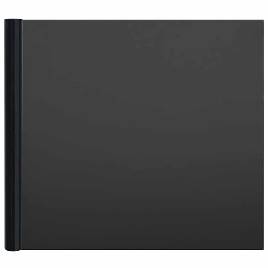 Películas para janela estática 3 pcs PVC preto fosco
