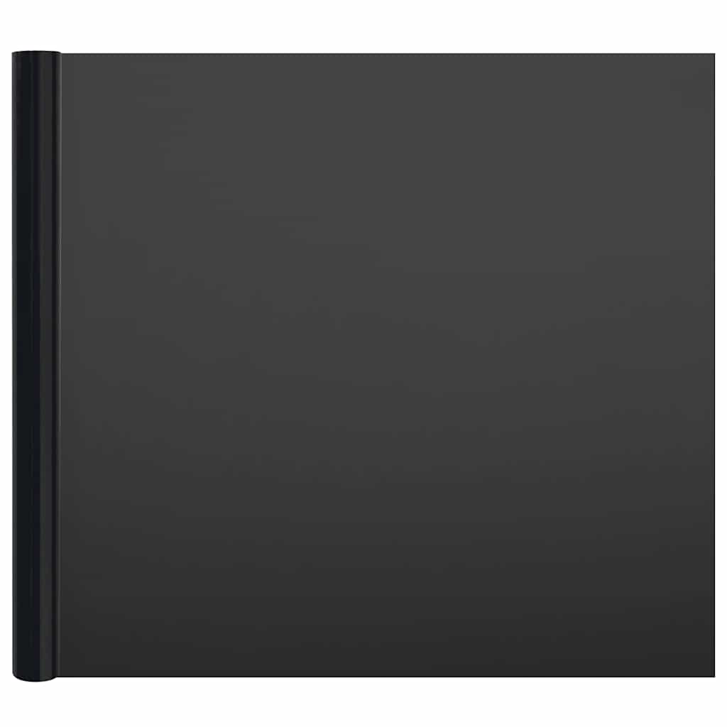 Películas para janela estática 3 pcs PVC preto fosco