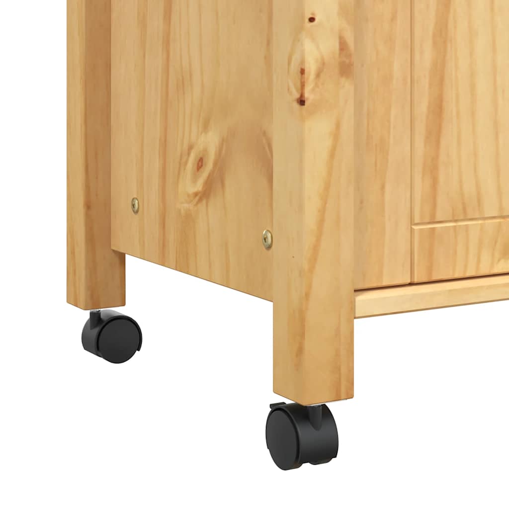 Carrinho de cozinha MONZA 84x40x90 cm madeira de pinho maciça
