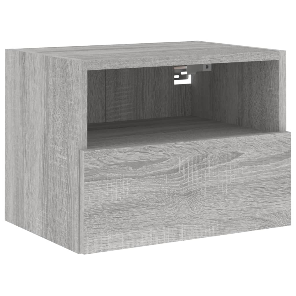 Móveis parede TV 2 pcs 40x30x30 cm deriv. madeira cinza sonoma