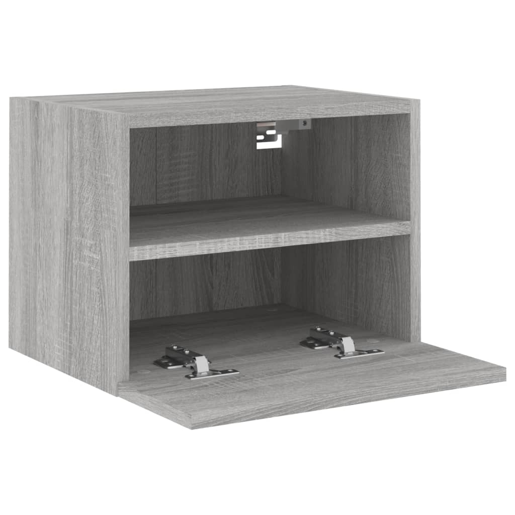 Móveis parede TV 2 pcs 40x30x30 cm deriv. madeira cinza sonoma