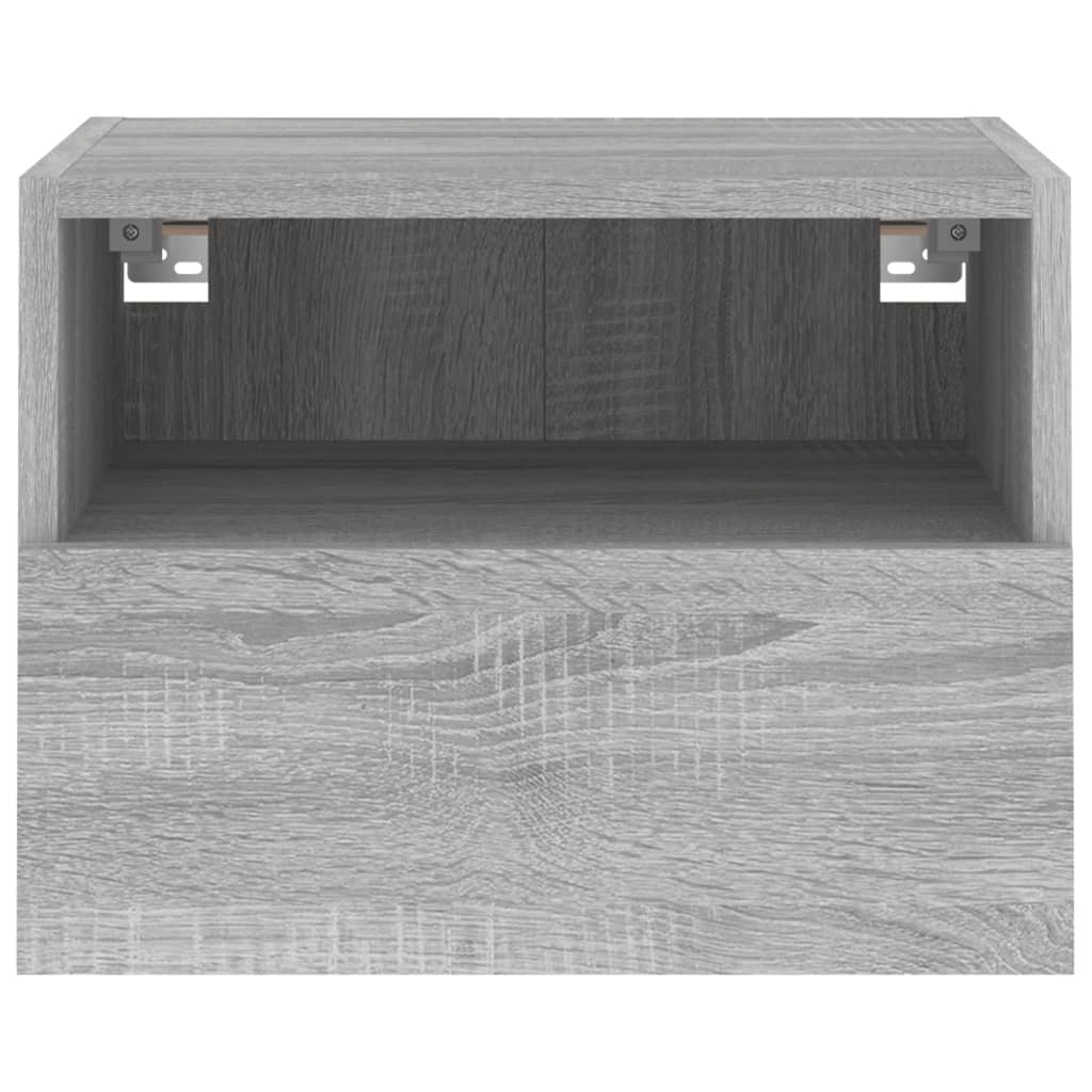 Móveis parede TV 2 pcs 40x30x30 cm deriv. madeira cinza sonoma