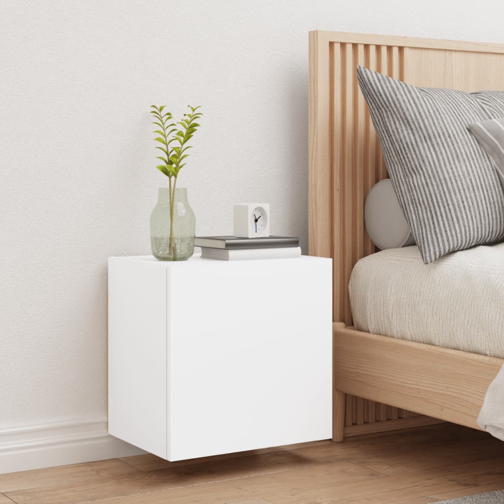 Móvel de parede p/ TV 40,5x30x40 cm derivados de madeira branco