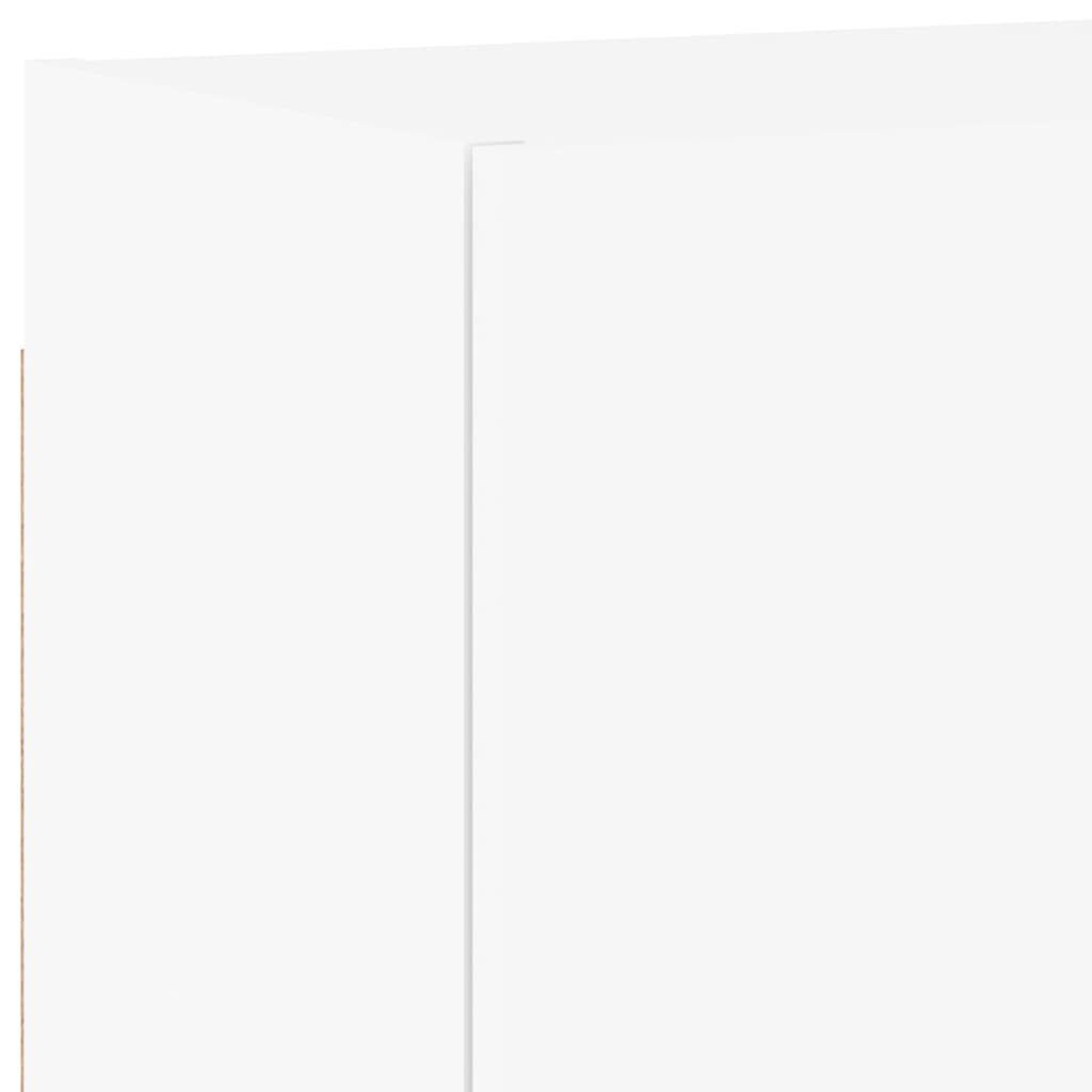 Móveis parede p/ TV 2pcs 40,5x30x40 cm derivados madeira branco